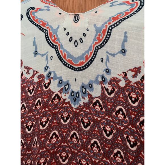 Altar'd State Multi Color Bohemian Midi Kimono OS - Picture 6 of 12